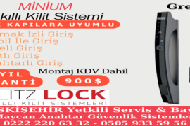 Akıllı Kilit Sistemi Minium Grey